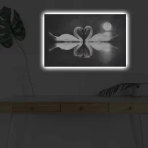 Image of 4570DHDACT-154 Multicolor Decorative LED Lighted Canvas Painting