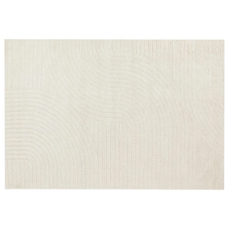 Image of Beliani Rug Dagari Beige 160 X 230 Cm Wool