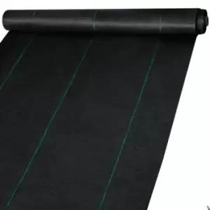 Image of 6x300 ft Heavy Duty PP Woven Weed Barrier Landscape Ground Cover 1.5Oz