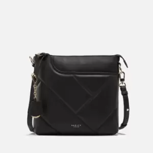 image of Radley Pockets 2.0 Quilt Medium Ziptop Leather Cross Body Bag