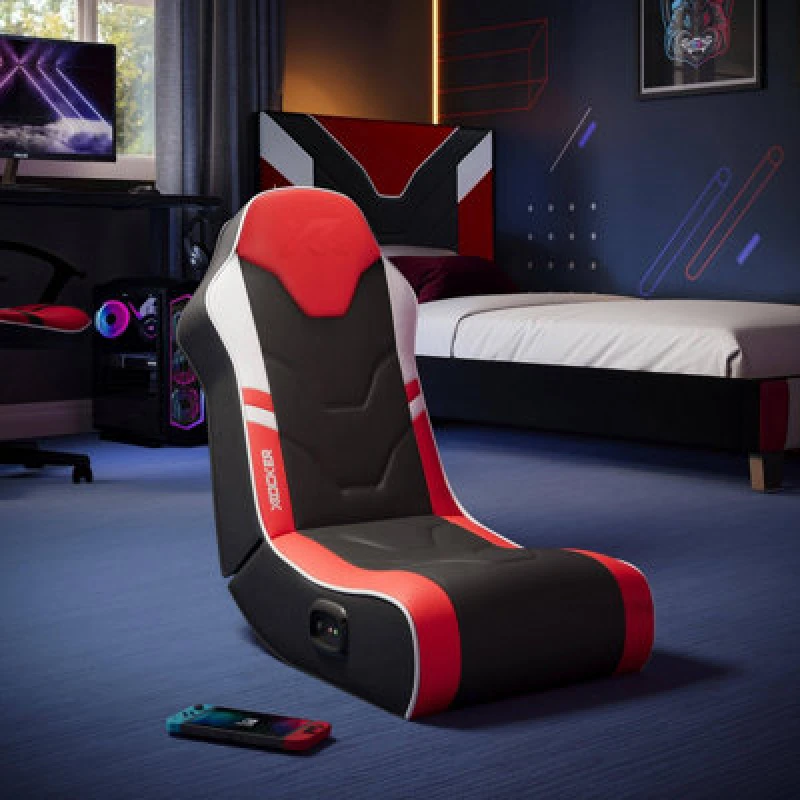 Image of X Rocker Shadow 2.0 Audio Floor Rocker - Red, Red 2025015