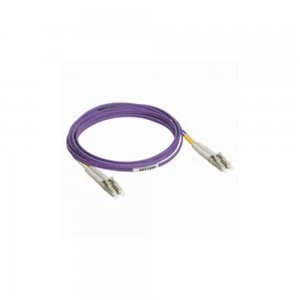 image of Fiber Duplex Patch Cord Om3 50/125 Lc/lc Purple- 3 M