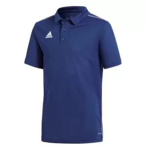 image of adidas Core 18 Polo Junior Boys - Blue