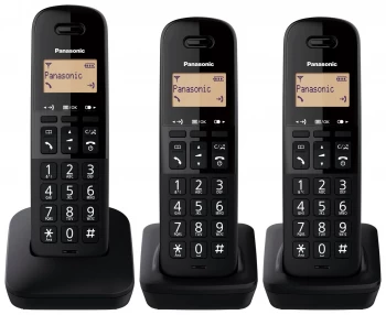 Image of Panasonic KX-TGB613EB Cordless Telephone - Black