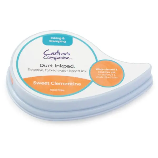 Image of Crafter's Companion Duet Hybrid Ink Pad Orange Sweet Clementine