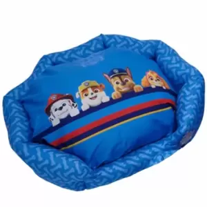 image of Bunty Medium Paw Patrol High Sided Pet Bed - Blue