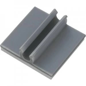 Image of Cable mount Self adhesive Grey Conrad Components 543398