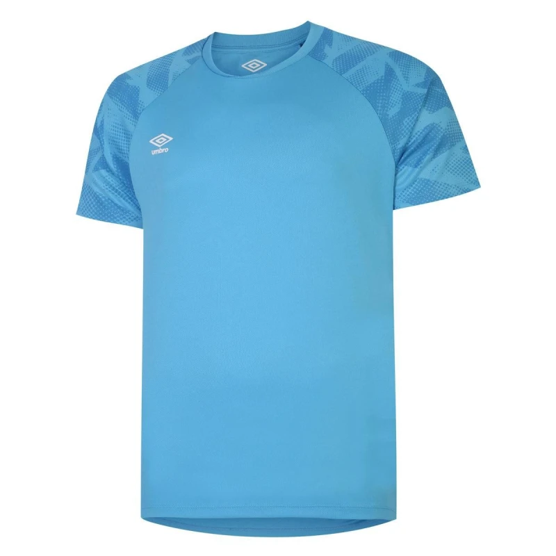 Image of Umbro Umbro Men Atlas Jersey in Mid Blue Size: Small Mid Blue S Male 5063425547302