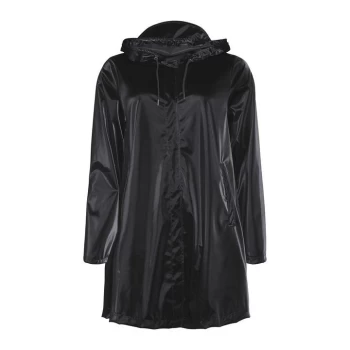 Image of Rains Rains Aline Jacket - Velvet Black