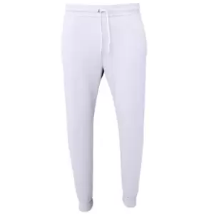 image of Bella + Canvas Unisex Adult Jogging Bottoms (S) (White)