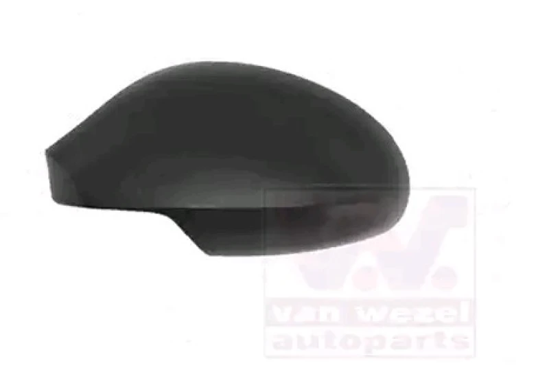 Image of VAN WEZEL 4917841 Cover, outside mirror * HAGUS * Left, black, Rough Cover,outside mirror (23)