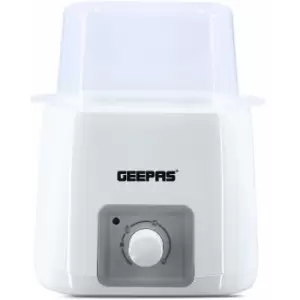 image of Baby Bottle Warmer Milk Baby Food Warmer Defrost Breast Milk 150W Geepas - White