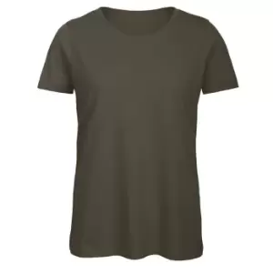 Image of B&C Womens/Ladies Favourite Organic Cotton Crew T-Shirt (XS) (Khaki)