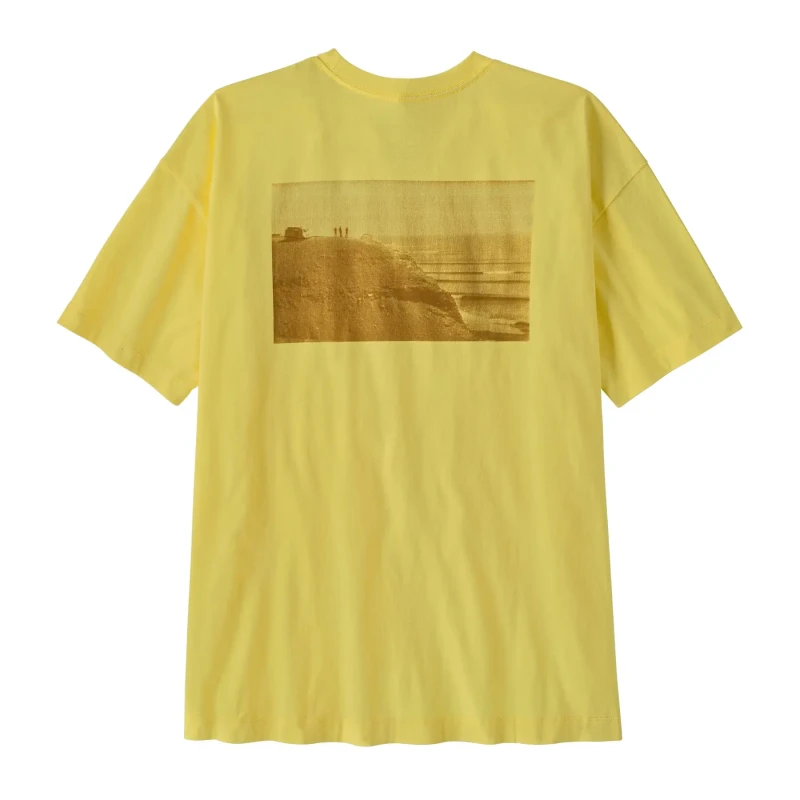 Image of Womens Oversized T-Shirt Patagonia Water People Spotter Jaune Female S