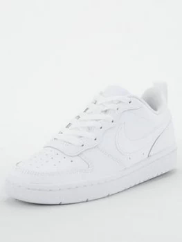 Image of Nike Court Borough Low 2 Junior Trainer - White
