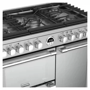 image of Stoves 444444932 Sterling DX S900DF 90cm Dual Fuel Range Cooker St Ste