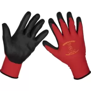 Image of 120 PAIRS Flexible Nitrile Foam Palm Gloves - XL - Abrasion Resistant Protection