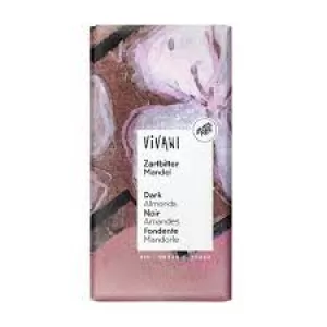 Image of Vivani Dark with Almonds Chocolate 100g