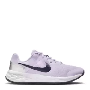 image of Nike Revolution 6 Big Kids Running Shoe - Purple