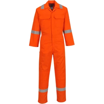 image of Portwest - BIZ5 - Orange Sz L Tall Bizweld Iona Flame Resistant Coverall