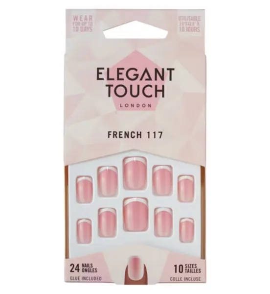 image of Elegant Touch False Nails - French Pink 117