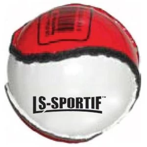 Image of Hurling Club and County Sliotar Ball Adult Red/White