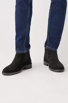 Image of Mens Ray Leather Chelsea Casual Boots