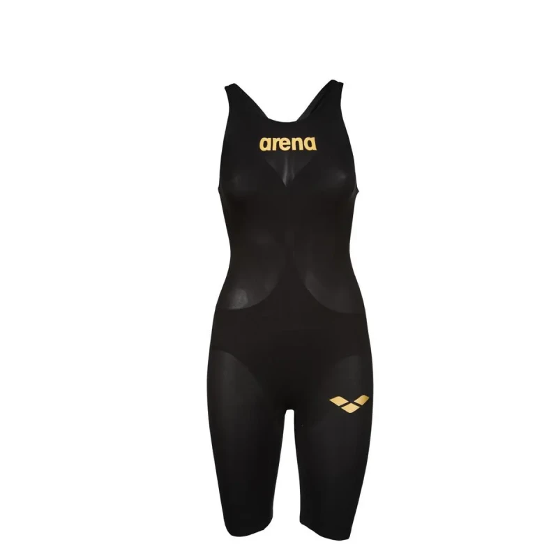 Image of Arena Powerskin Carbon Air 2 Full Body Short Leg - Black and Gold Black