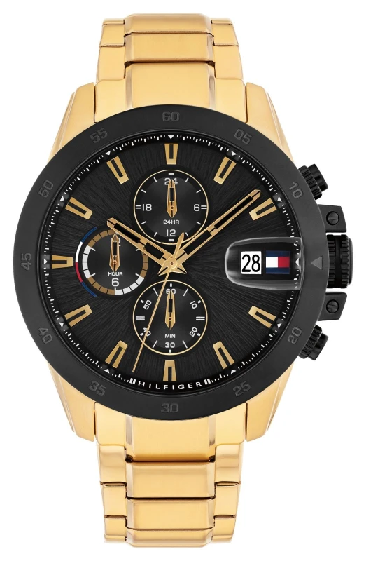 Image of Tommy Hilfiger 1792199 Gold Tone Bracelet Watch - W95370