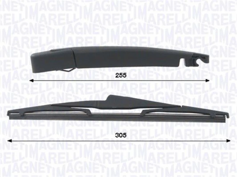 Image of MAGNETI MARELLI Wiper arm set MAGNETI MARELLI 000723180440