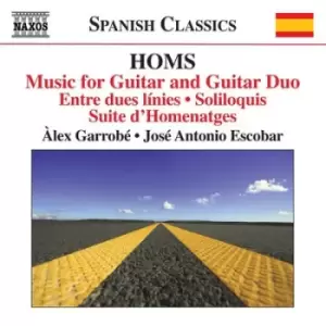 image of Homs Music for Guitar and Guitar Duo by Joaquim Homs CD Album