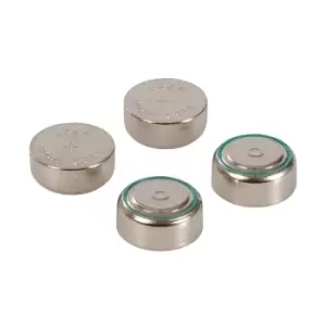 Image of PowerMaster Alkaline Button Cell Battery LR44 4pk 511250