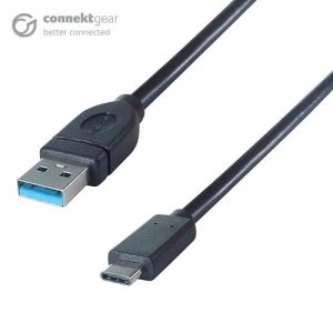 Image of CONNEkT Gear 1m USB 3.0 Connector Cable A Male to Type C Male - SuperSpeed 5Gbps