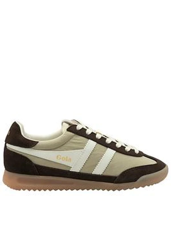 Image of Gola Womens suede Trainers Gola Firefly Beige Female 39