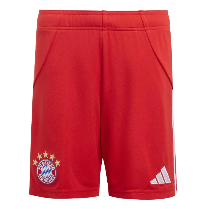 Image of Adidas Bayern Munich Kids Shorts 2025/26 Rouge Unisex 13/14 ans JN8511