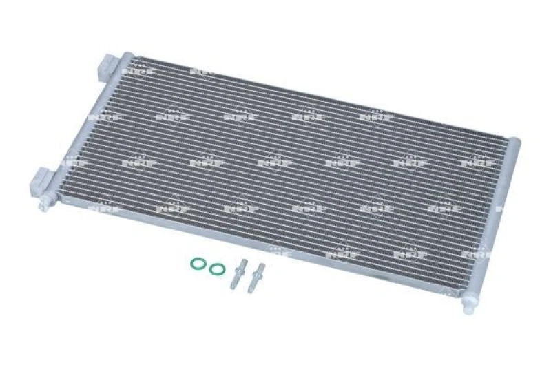 Image of NRF 35496 Condenser EASY FIT with seal ring, with nitrogen filling Aluminium Condenser,air conditioning (448)