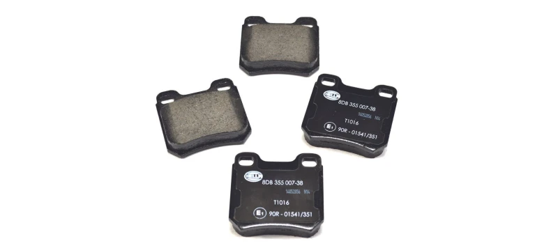 Image of HELLA Brake pad set HELLA 8DB 355 007-381
