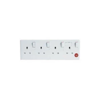 Image of 4 Switched Sockets ADP 4 x 13A - 4125 - Dencon