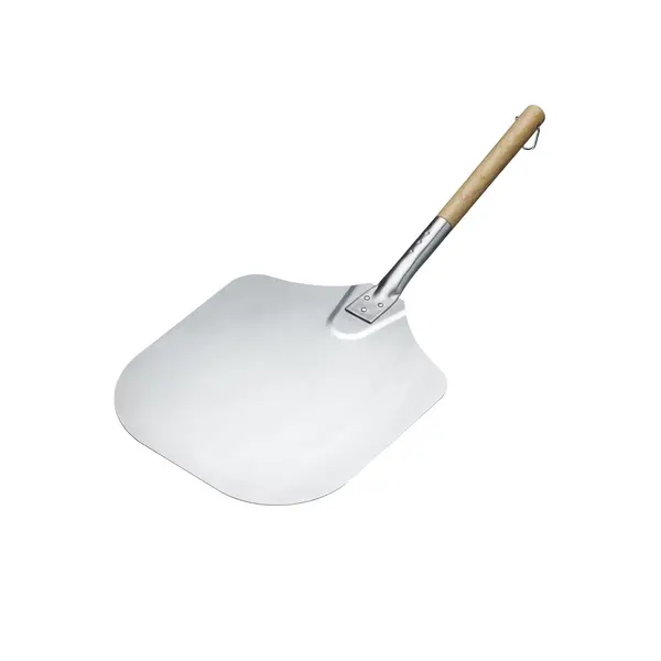 Image of KitchenCraft World of Flavours Italian Traditional Pizza Peel 65cm Silver