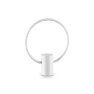 Image of Cerchio Integrated LED Indoor Table Lamp 1 Light White 3000K