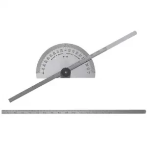 image of Moore & Wright Protractor Type Depth Gauge Metric 0-150mm