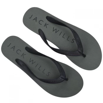 Image of Jack Wills Steadman Flip Flops - Olive