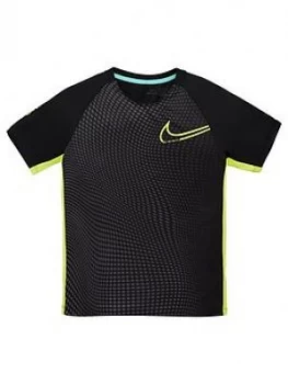 Image of Boys, Nike Cr7 Junior Dry Fit Tee, Black, Size L