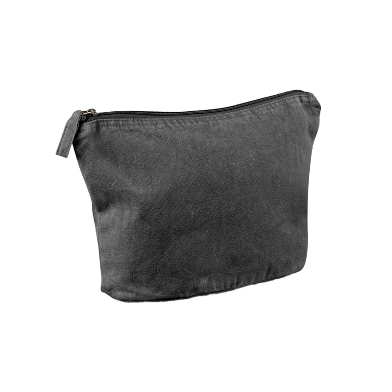Image of Westford Mill Mens Garment Dyed Accessory Bag in Dark Grey Dark Grey Male One Size