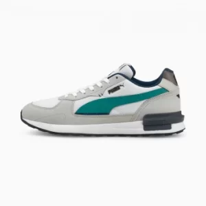 Image of Womens PUMA Graviton Trainers, White/Parasailing/Grey Violet Size 10 Shoes