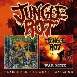 Image of Salughter the Weak/Warzone by Jungle Rot CD Album