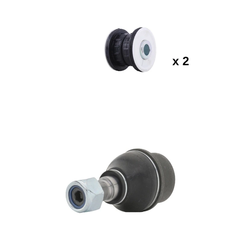 Image of RIDEX 772S1206 Control arm repair kit with rubber mount, Front Axle Left, for control arm Suspension Kit (772)