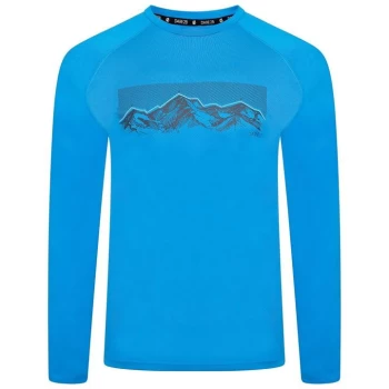 image of Dare 2b Righteous II long sleeved tee - Teton Blue