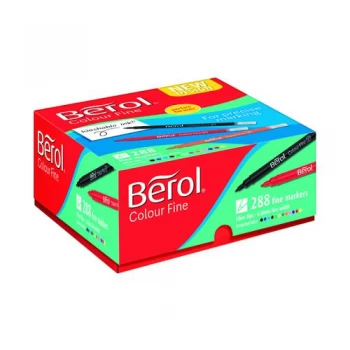 image of Berol Colour Fine Class Assorted Pack of 288 2057601