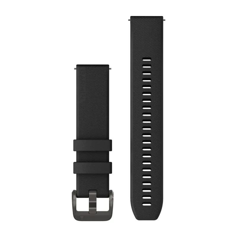 Image of Garmin 010-13439-00 Quick Release Strap (20mm) Black Watch